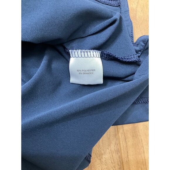 Peter Millar 1898 Logo Solid Navy Long Sleeve Jersey Polo - Small- Pre Owned - Picture 8 of 9